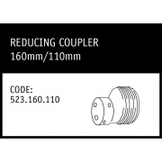 Marley Drainflo Reducing Coupler 160/110mm - 523.160.110